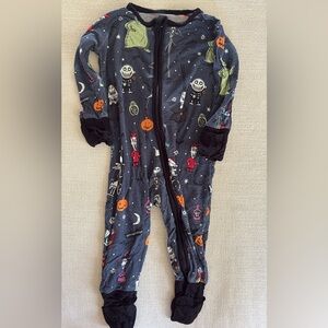 Little Sleepies Original Nightmare Before Christmas Print Zippie